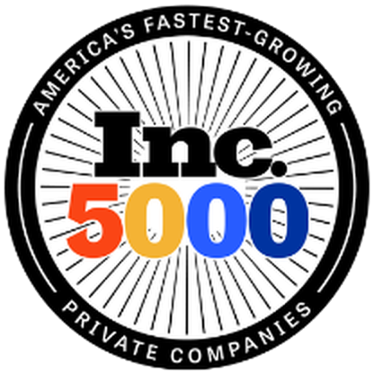 Inc. 5000 medallion — America’s Fastest-Growing Private Companies
